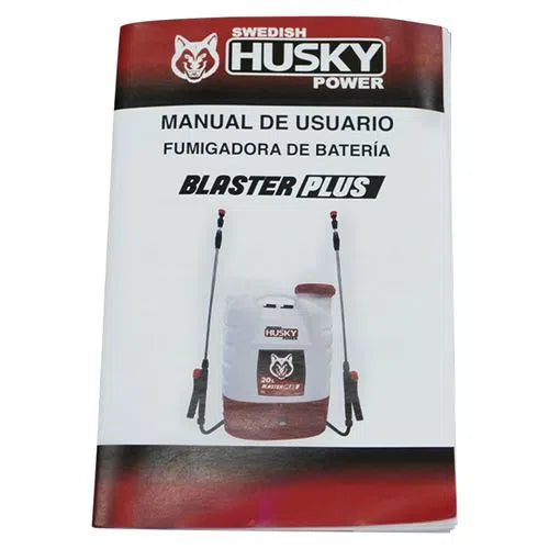 Fumigadora Aspersora Electrica Recargable Doble Varilla 20 Litros Husky BLASTERPLUS