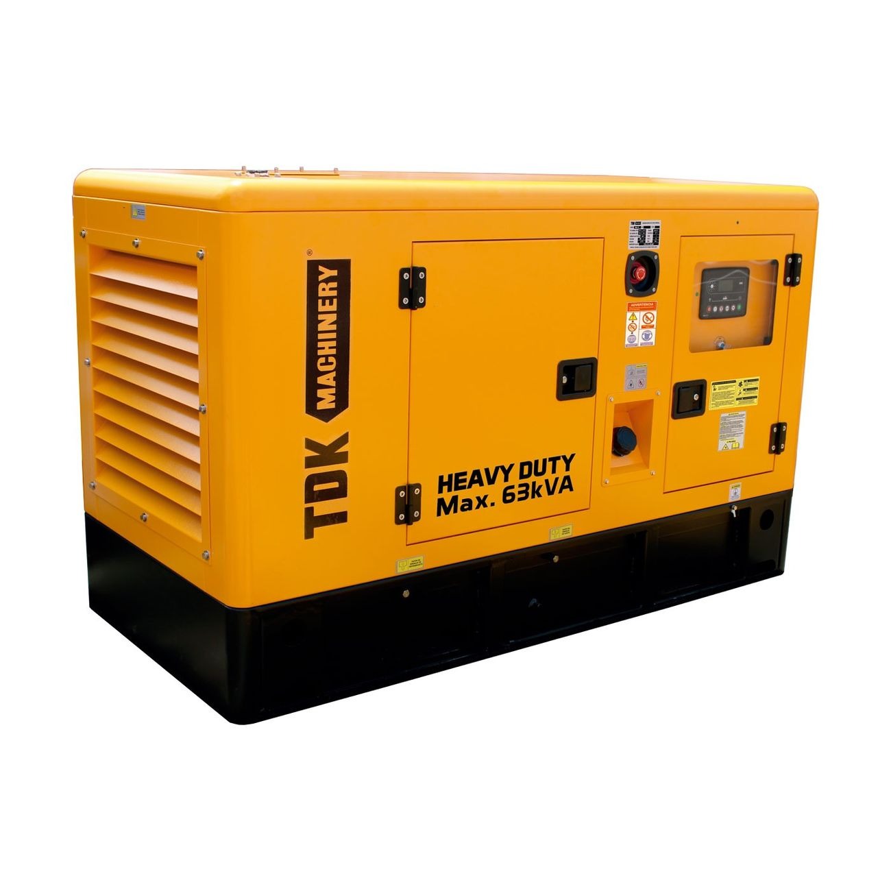 Generador Estacionario Trifasico Motor Diesel 80 HP 220/240V 50KW/62.5KVA TDKGE63K