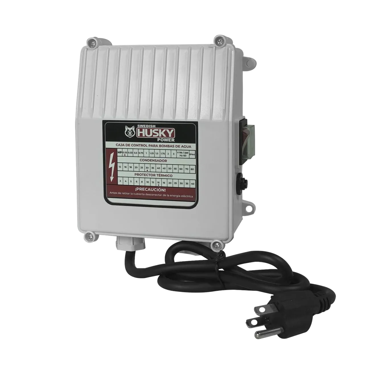 Bomba Sumergible De Agua Limpia Swedish Husky Power 1/4 Hp 110V Para Riego Agrícola FLUX25