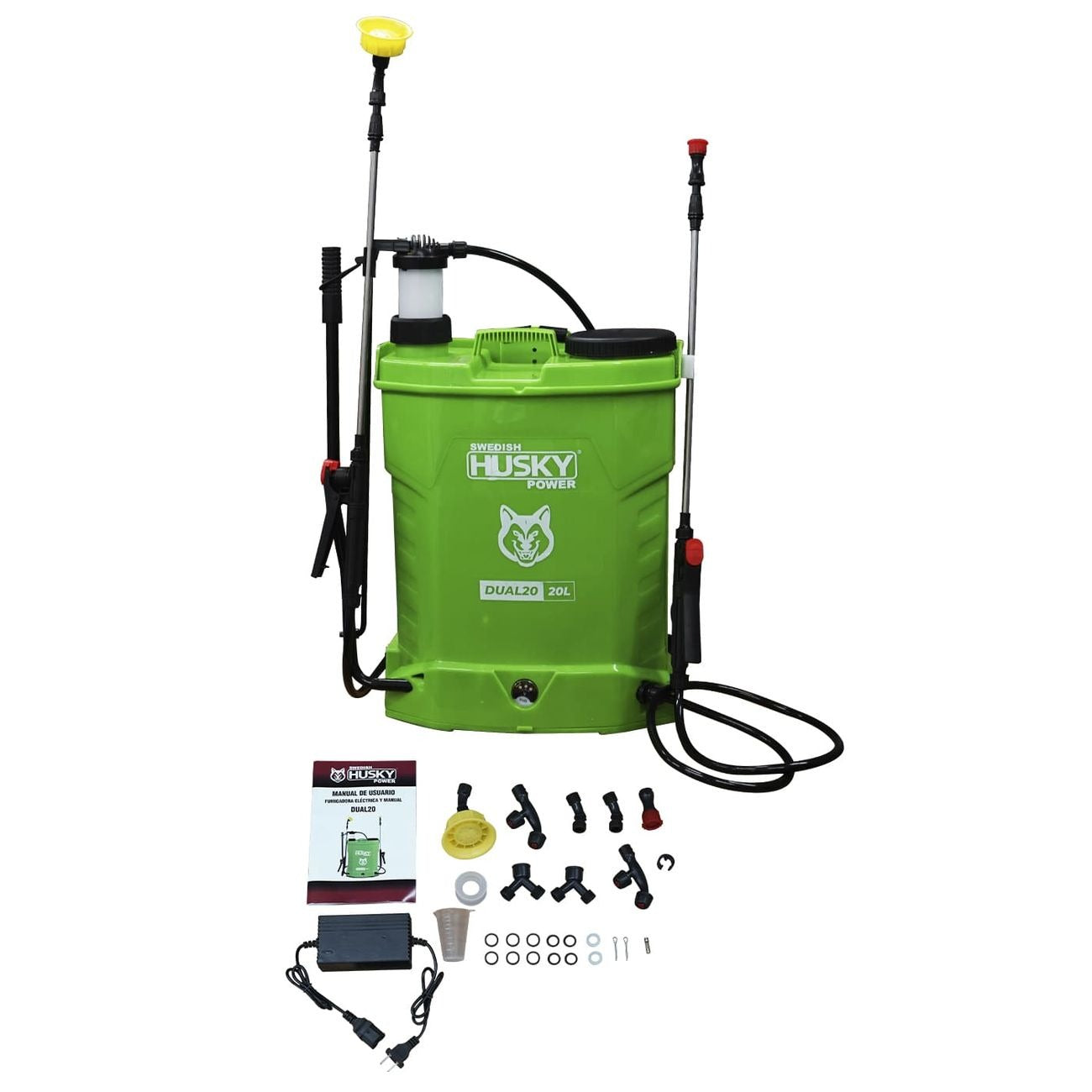 Fumigadora Aspersora Electrica/Manual 20L Husky DUAL20