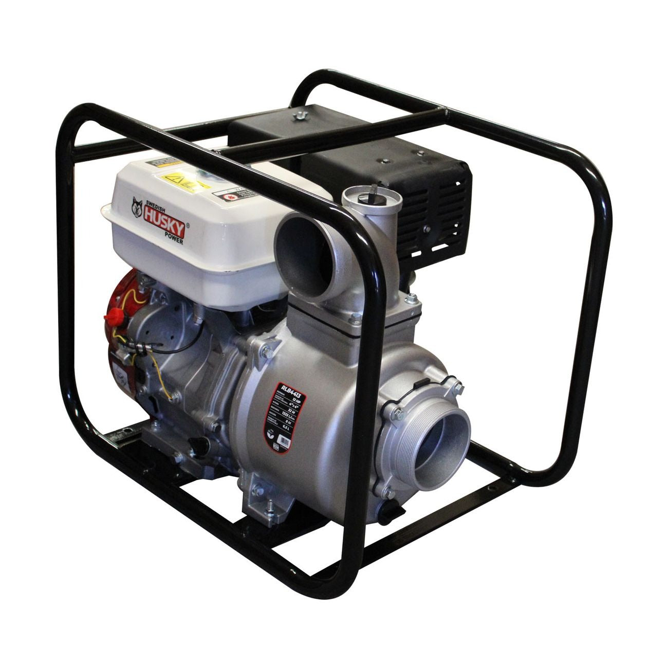 Motobomba A Gasolina 13 Hp Autocebante 4 Tiempos 4"x4" Husky RLB4413