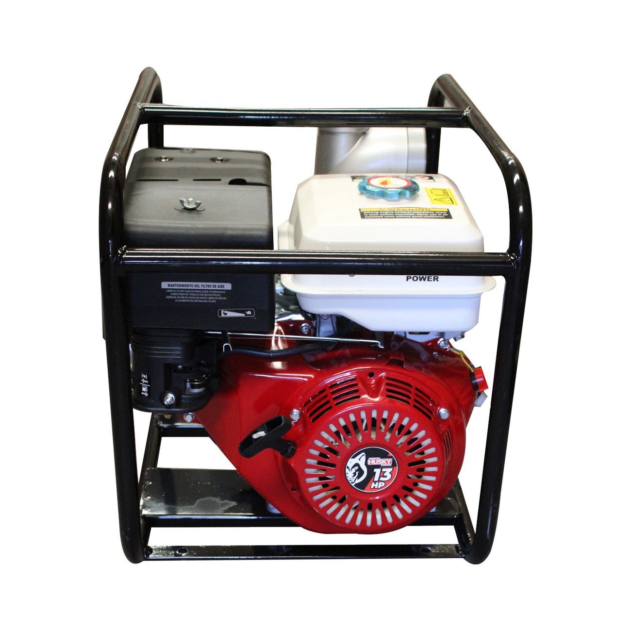 Motobomba A Gasolina 13 Hp Autocebante 4 Tiempos 4"x4" Husky RLB4413