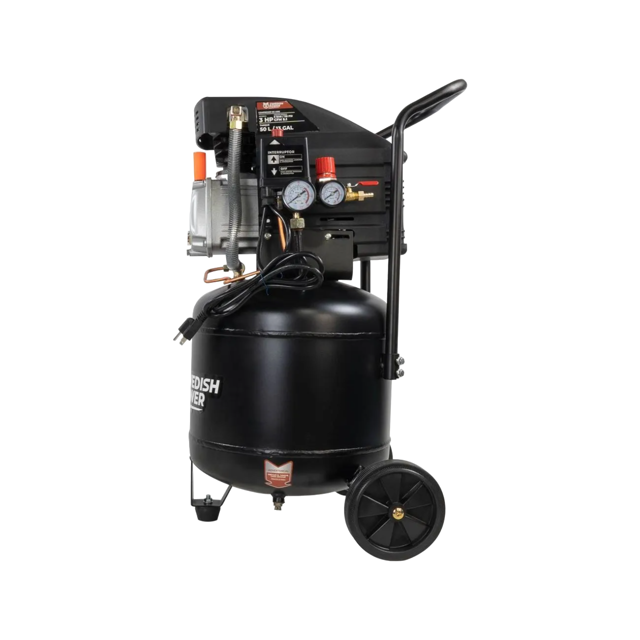 Compresor Vertical De Aire Electrico De 3 Hp 110v/60Hz 116 Psi Swedish Husky Power HKC50V