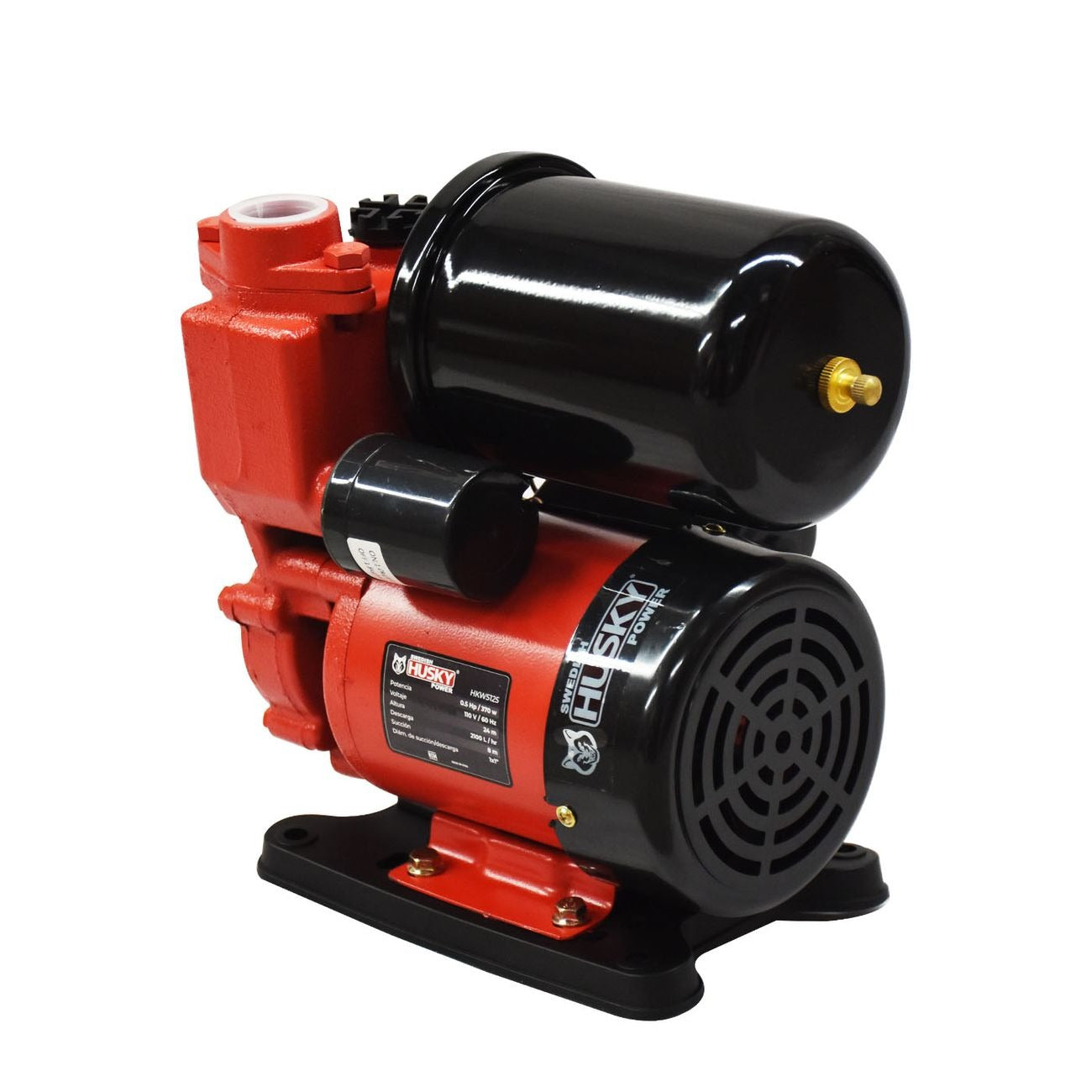 Bomba Electrica Autocebante Husky 1"X1" 1/2HP 370W HKW5125