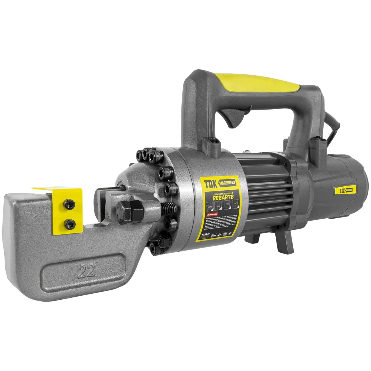 Cortadora De Varilla Profesional Electrica 110V/60 Hz 1150W 5/8 a 7/8 De Corte TDK MACHINERY - REBAR78