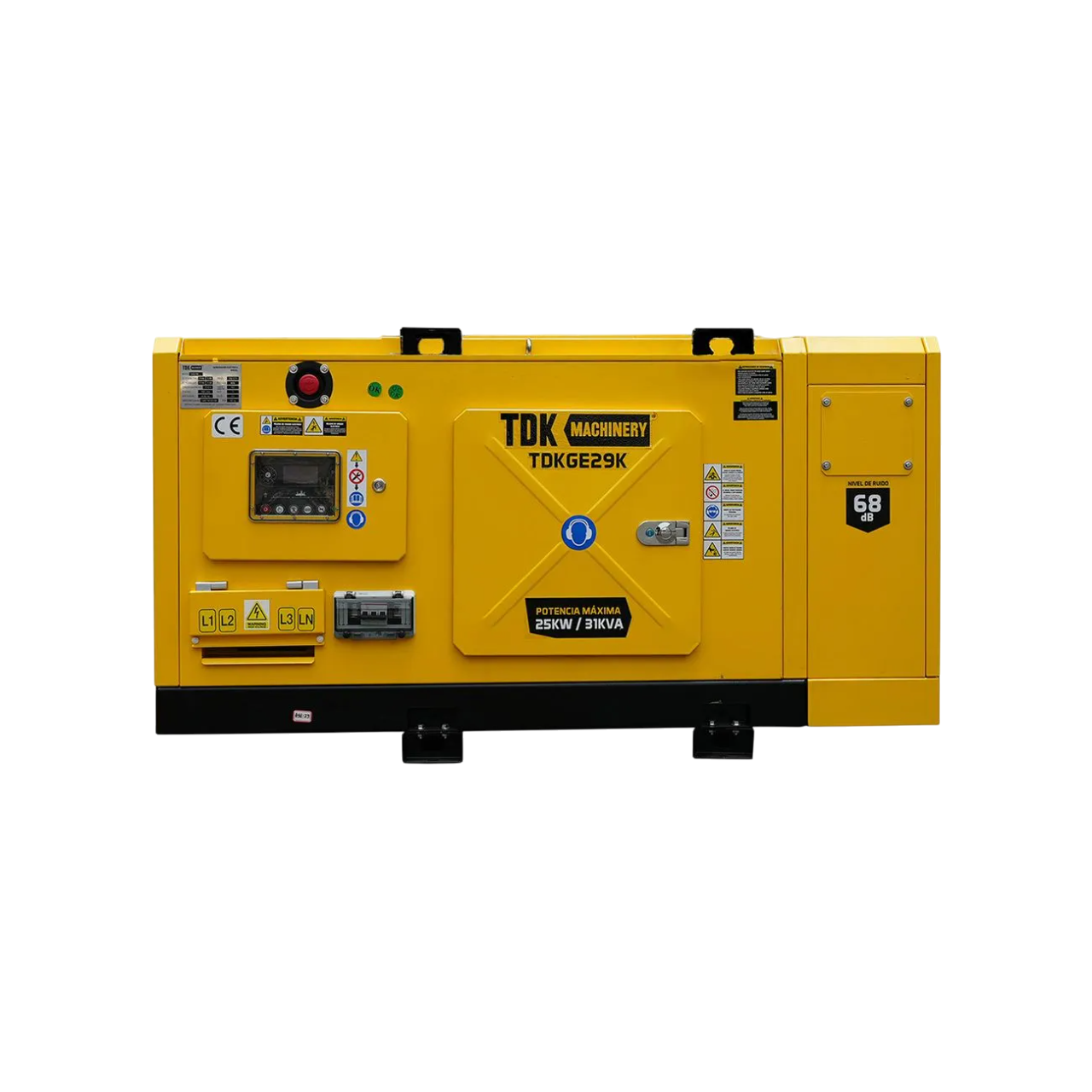 Generador Estacionario TDK 23 KW/29KVA 220V/127V C/Precalentador - TDKGE29K