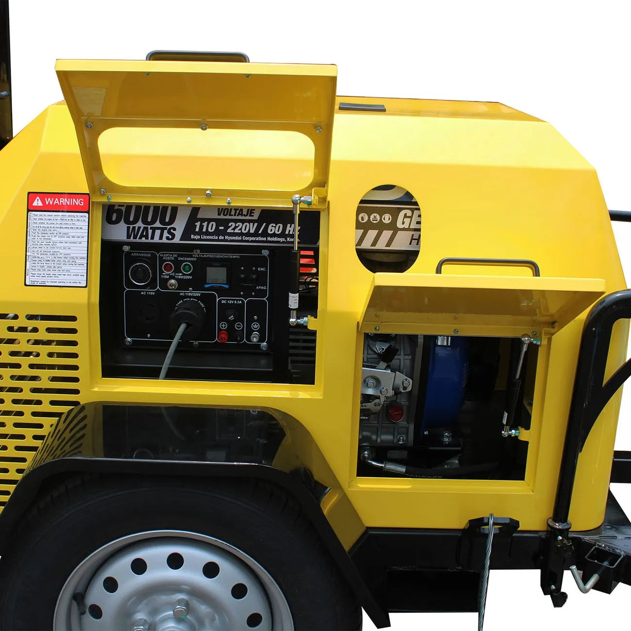 Torre De Luz Con Chasis De Remolque Mod. TDK Lampara Led 4X400W TDKTL700D