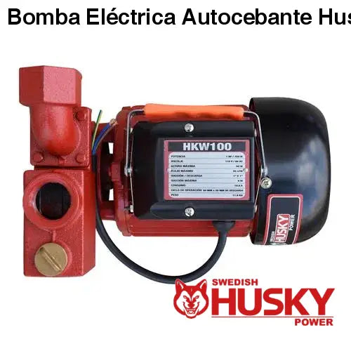 Bomba Eléctrica Autocebante Husky 1X1 1 HP 750W HKW100
