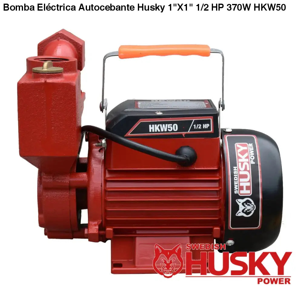Bomba Eléctrica Autocebante Husky 1X1 1/2 HP 370W HKW50