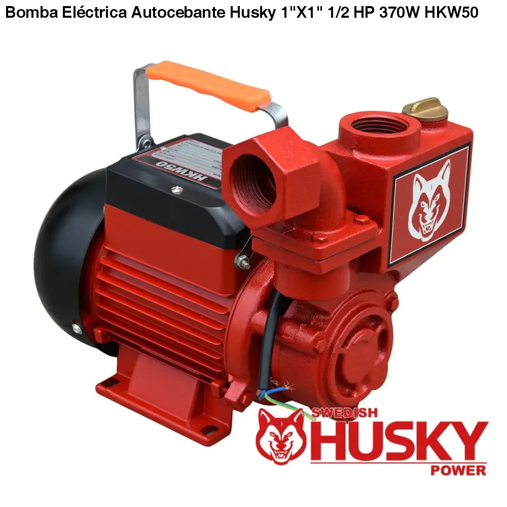 Bomba Eléctrica Autocebante Husky 1X1 1/2 HP 370W HKW50