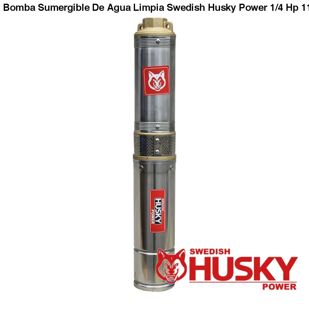 Bomba Sumergible De Agua Limpia Swedish Husky Power 1/4 Hp