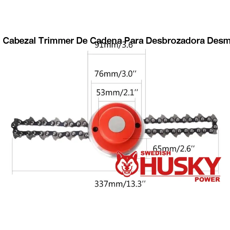 Cabezal Trimmer De Cadena Para Desbrozadora Desmalezadora