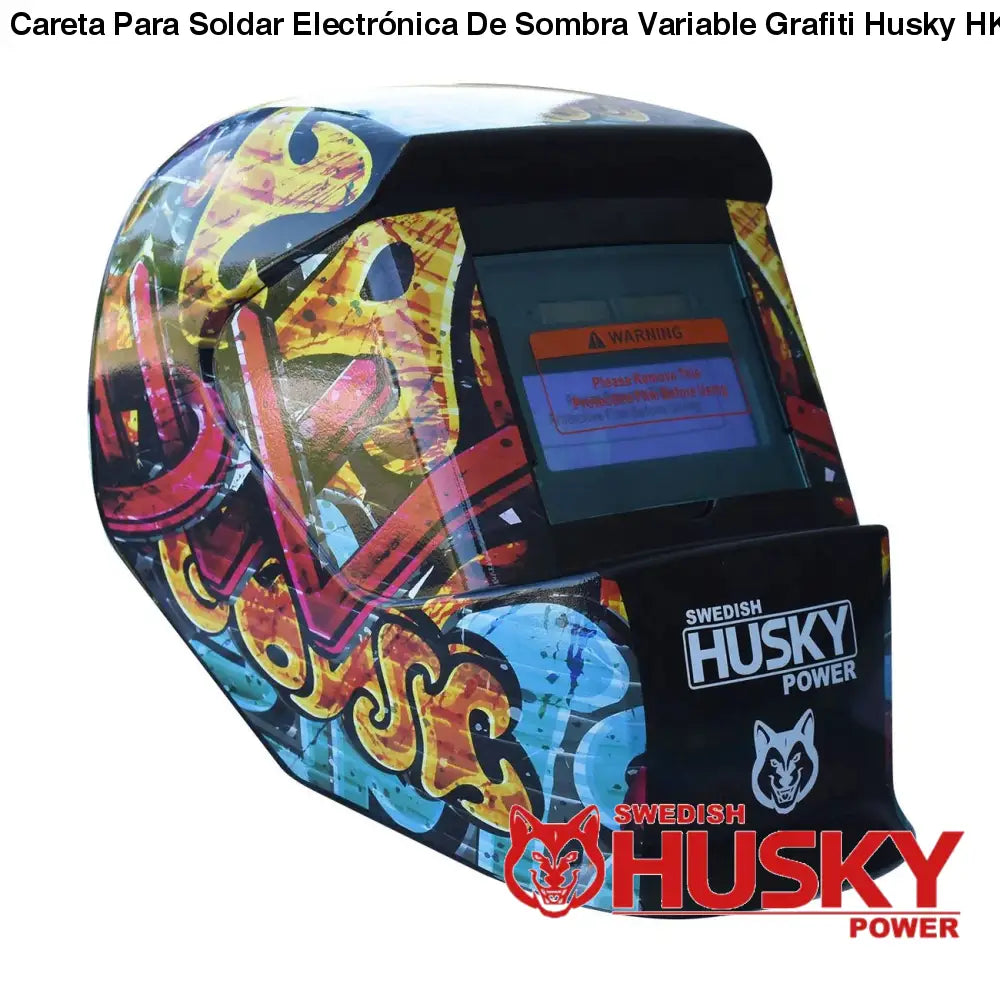 Careta Para Soldar Electrónica De Sombra Variable Grafiti