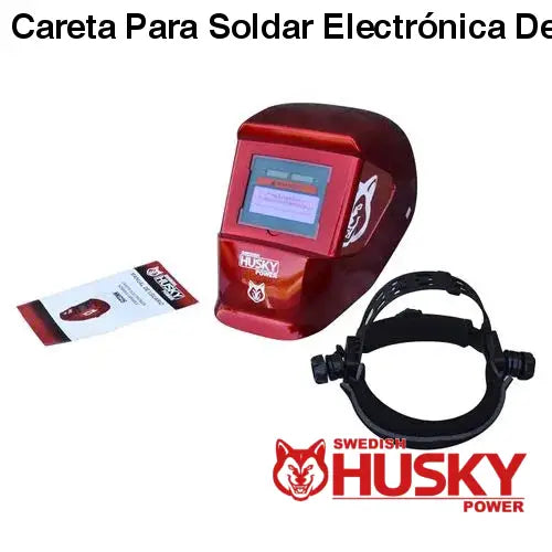 Careta Para Soldar Electrónica De Sombra Variable Husky