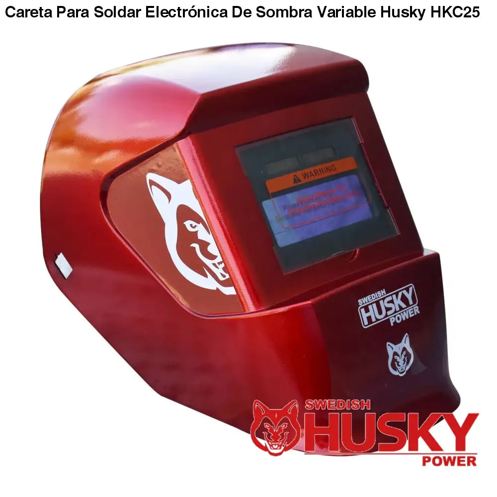 Careta Para Soldar Electrónica De Sombra Variable Husky