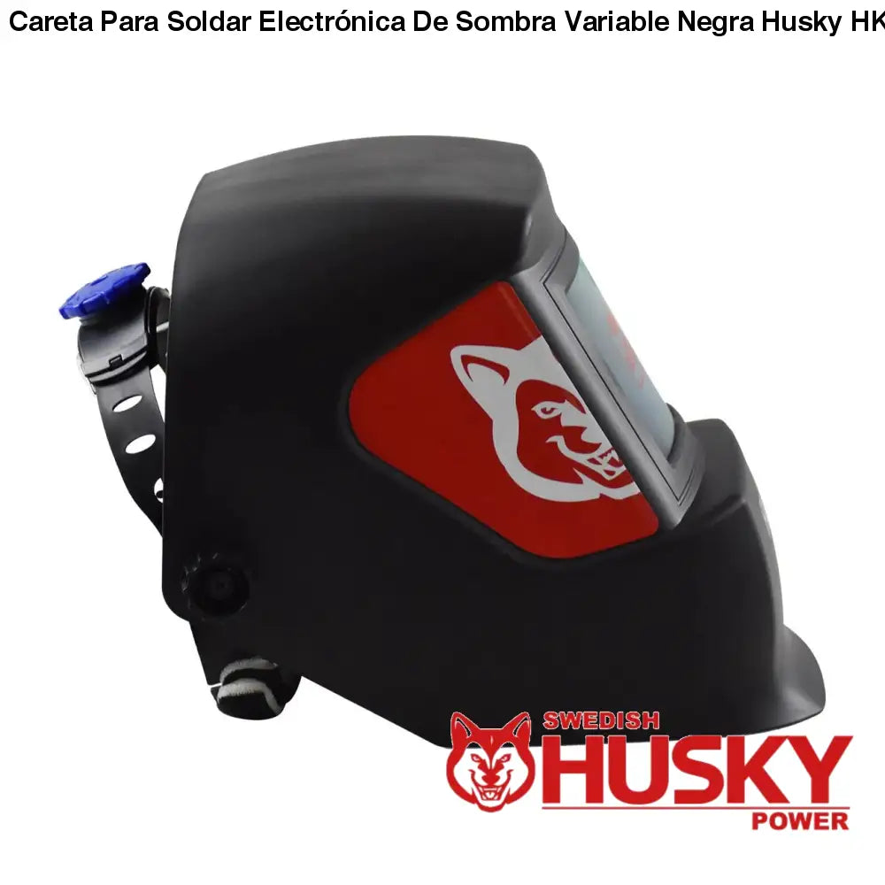 Careta Para Soldar Electrónica De Sombra Variable Negra