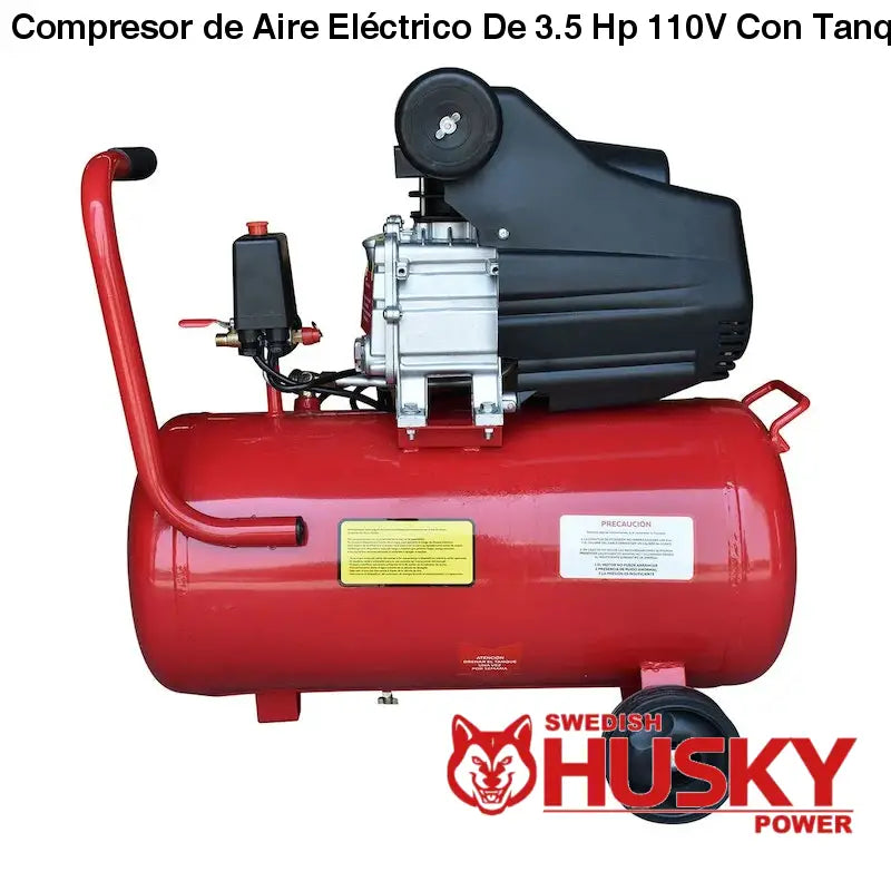 Compresor de Aire Eléctrico De 3.5 Hp 110V Con Tanque De 50