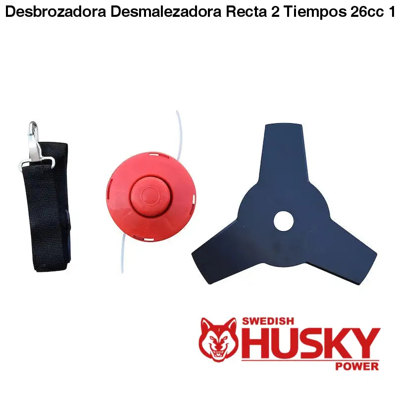 Desbrozadora Desmalezadora Recta 2 Tiempos 26cc 1.2Hp Husky
