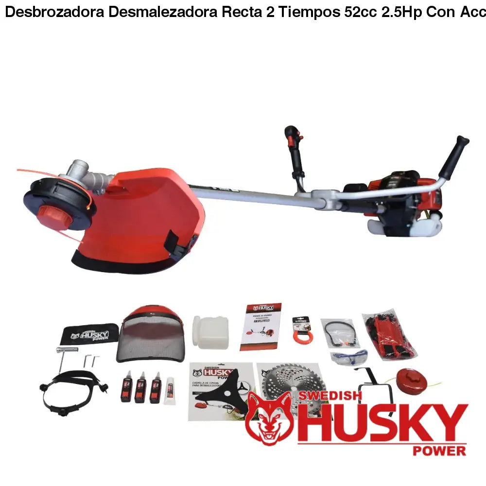 Desbrozadora Desmalezadora Recta 2 Tiempos 52cc 2.5Hp