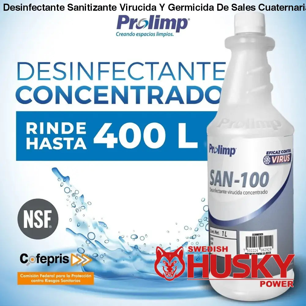 Desinfectante Sanitizante Virucida Y Germicida De Sales