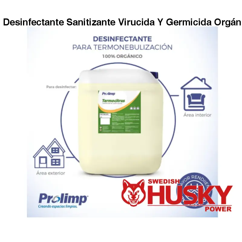 Desinfectante Sanitizante Virucida Y Germicida Orgánico