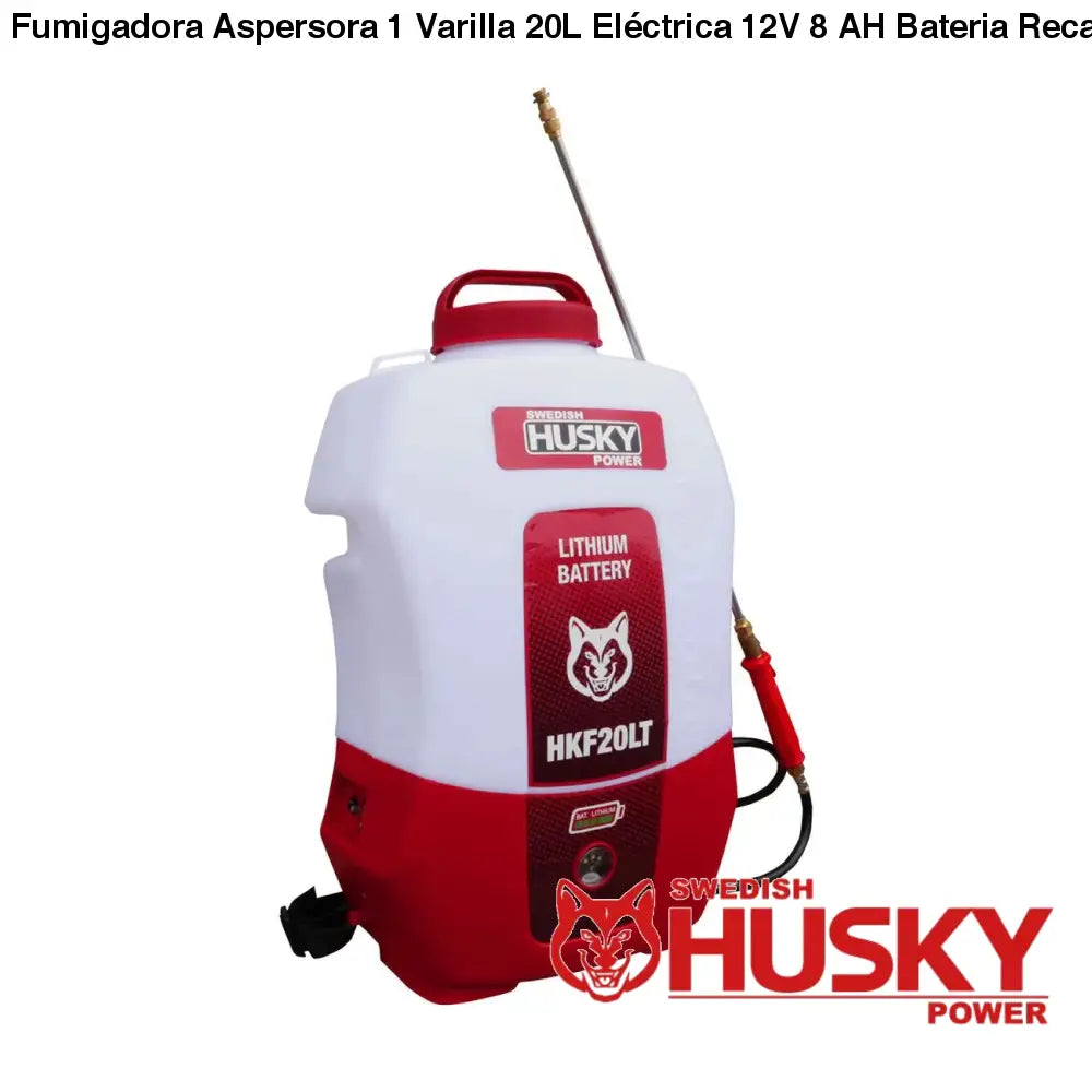 Fumigadora Aspersora 1 Varilla 20L Eléctrica 12V 8 AH
