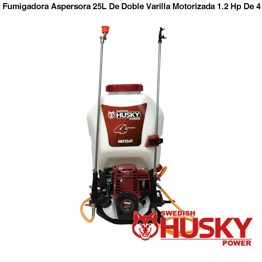 Fumigadora Aspersora 25L De Doble Varilla Motorizada 1.2 Hp