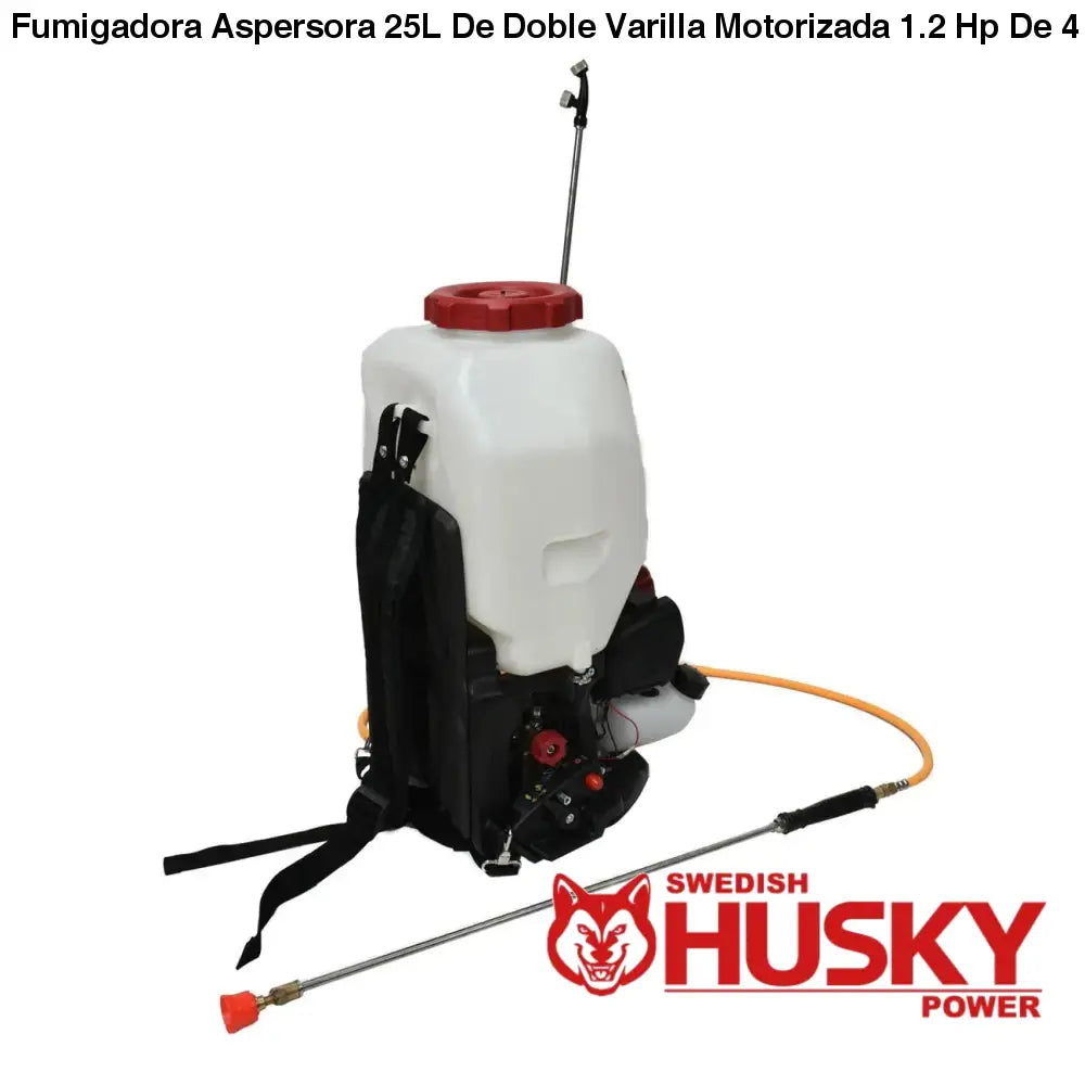 Fumigadora Aspersora 25L De Doble Varilla Motorizada 1.2 Hp