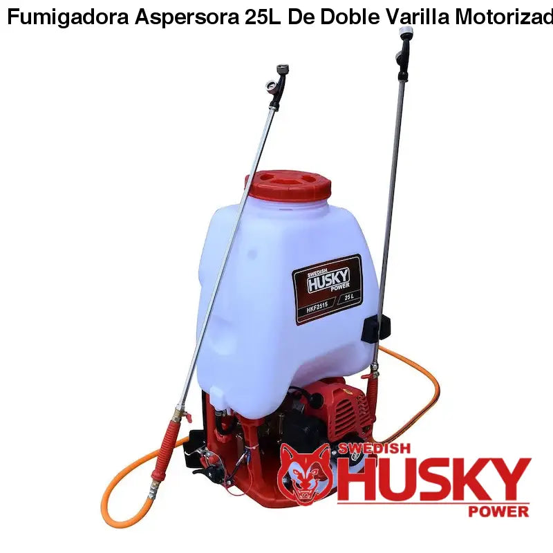 Fumigadora Aspersora 25L De Doble Varilla Motorizada 1Hp De