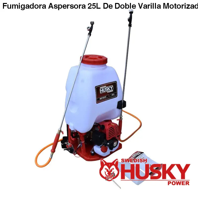 Fumigadora Aspersora 25L De Doble Varilla Motorizada 1Hp De