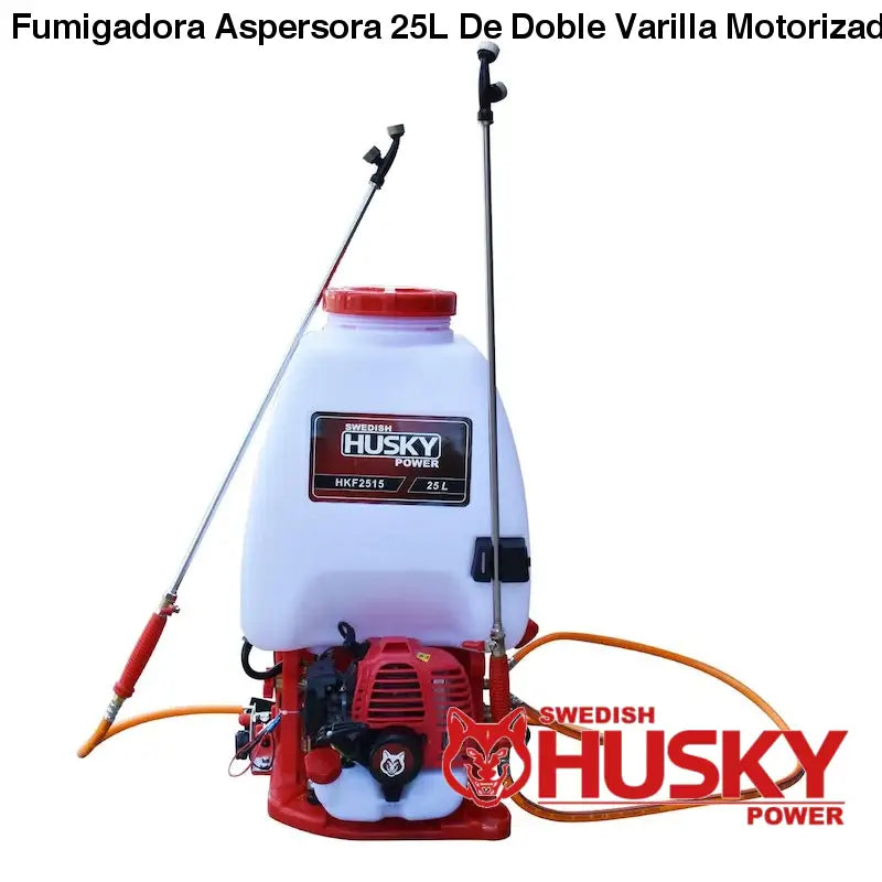 Fumigadora Aspersora 25L De Doble Varilla Motorizada 1Hp De