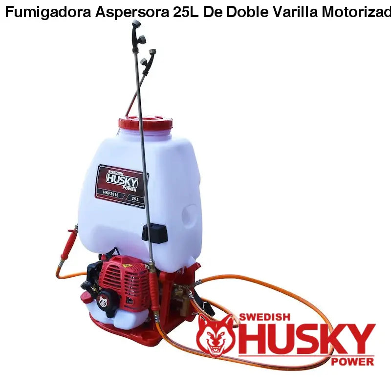 Fumigadora Aspersora 25L De Doble Varilla Motorizada 1Hp De