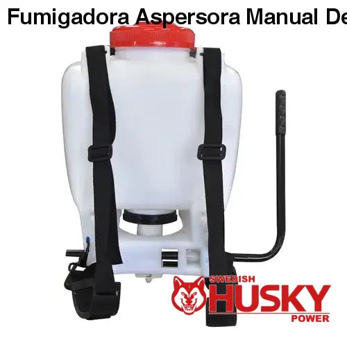 Fumigadora Aspersora Manual De Mochila 15L Pistón De