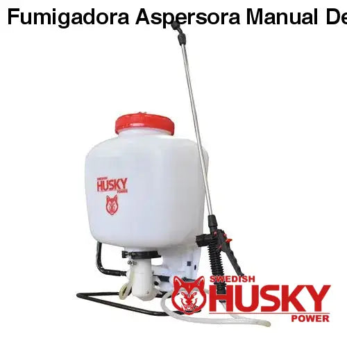 Fumigadora Aspersora Manual De Mochila 15L Pistón De