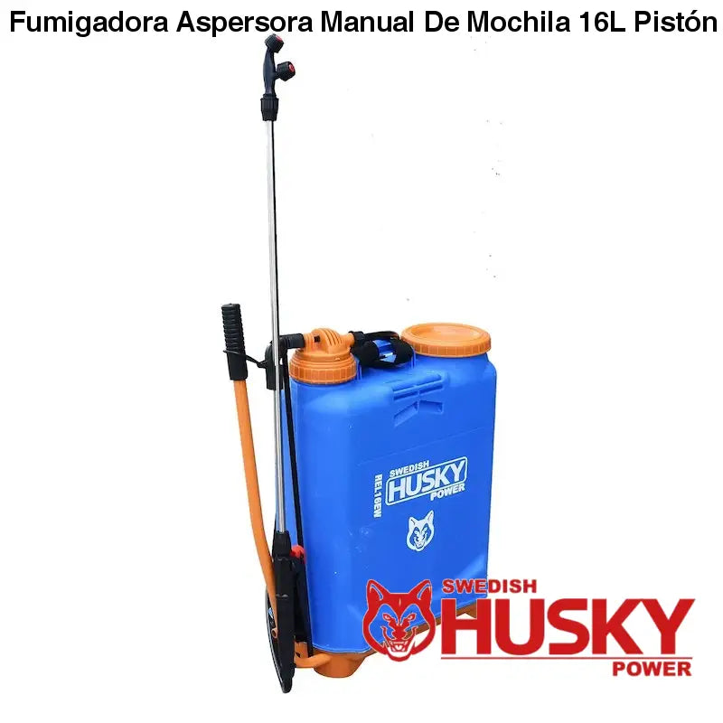 Fumigadora Aspersora Manual De Mochila 16L Pistón De