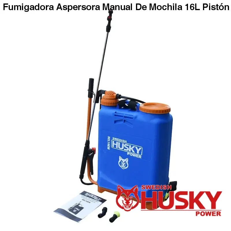 Fumigadora Aspersora Manual De Mochila 16L Pistón De