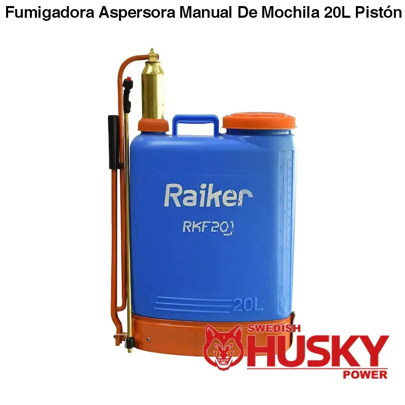Fumigadora Aspersora Manual De Mochila 20L Pistón De Laton