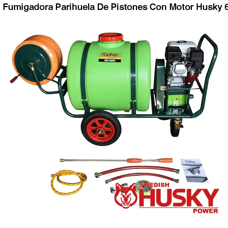 Fumigadora Parihuela De Pistones Con Motor Husky 6.5 Hp