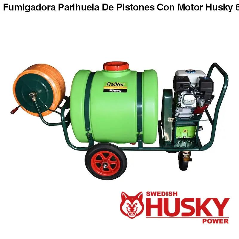 Fumigadora Parihuela De Pistones Con Motor Husky 6.5 Hp