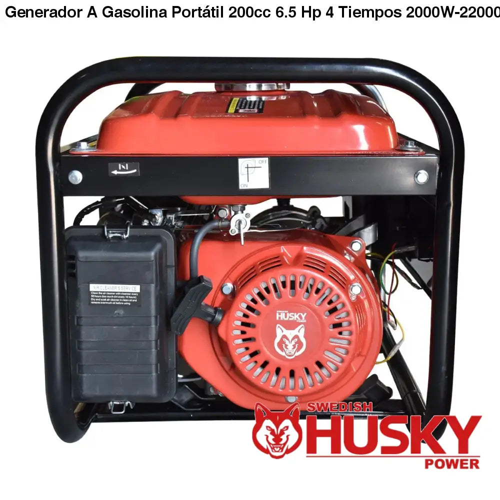 Generador A Gasolina Portátil 200cc 6.5 Hp 4 Tiempos