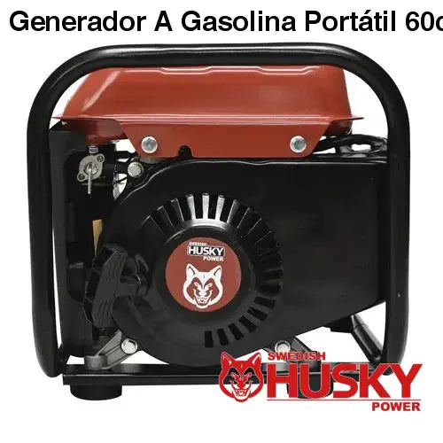 Generador A Gasolina Portátil 60cc 2 Hp 2 Tiempos 750W-900W