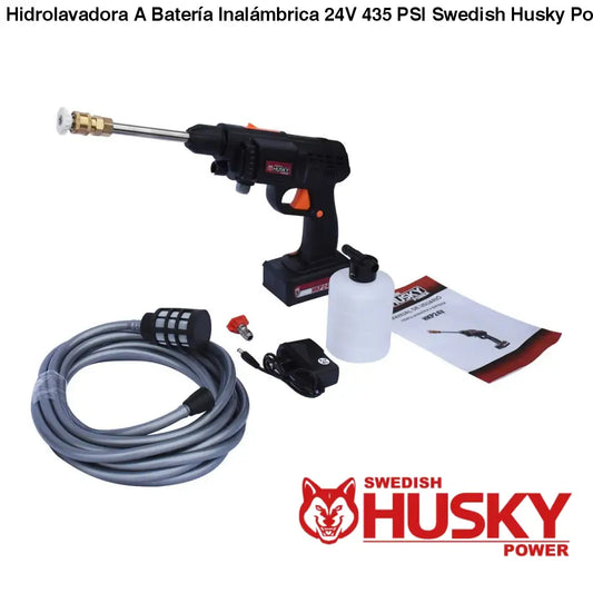 Hidrolavadora A Batería Inalámbrica 24V 435 PSI Swedish