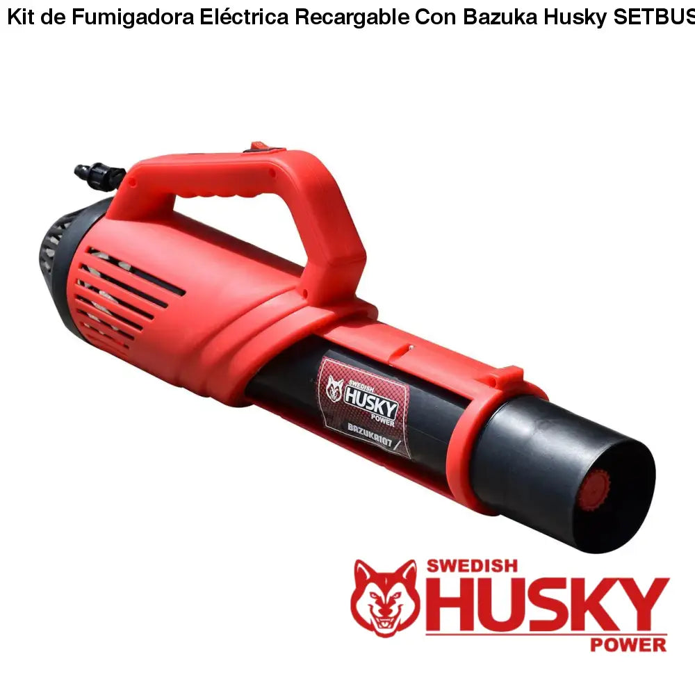 Kit de Fumigadora Eléctrica Recargable Con Bazuka Husky