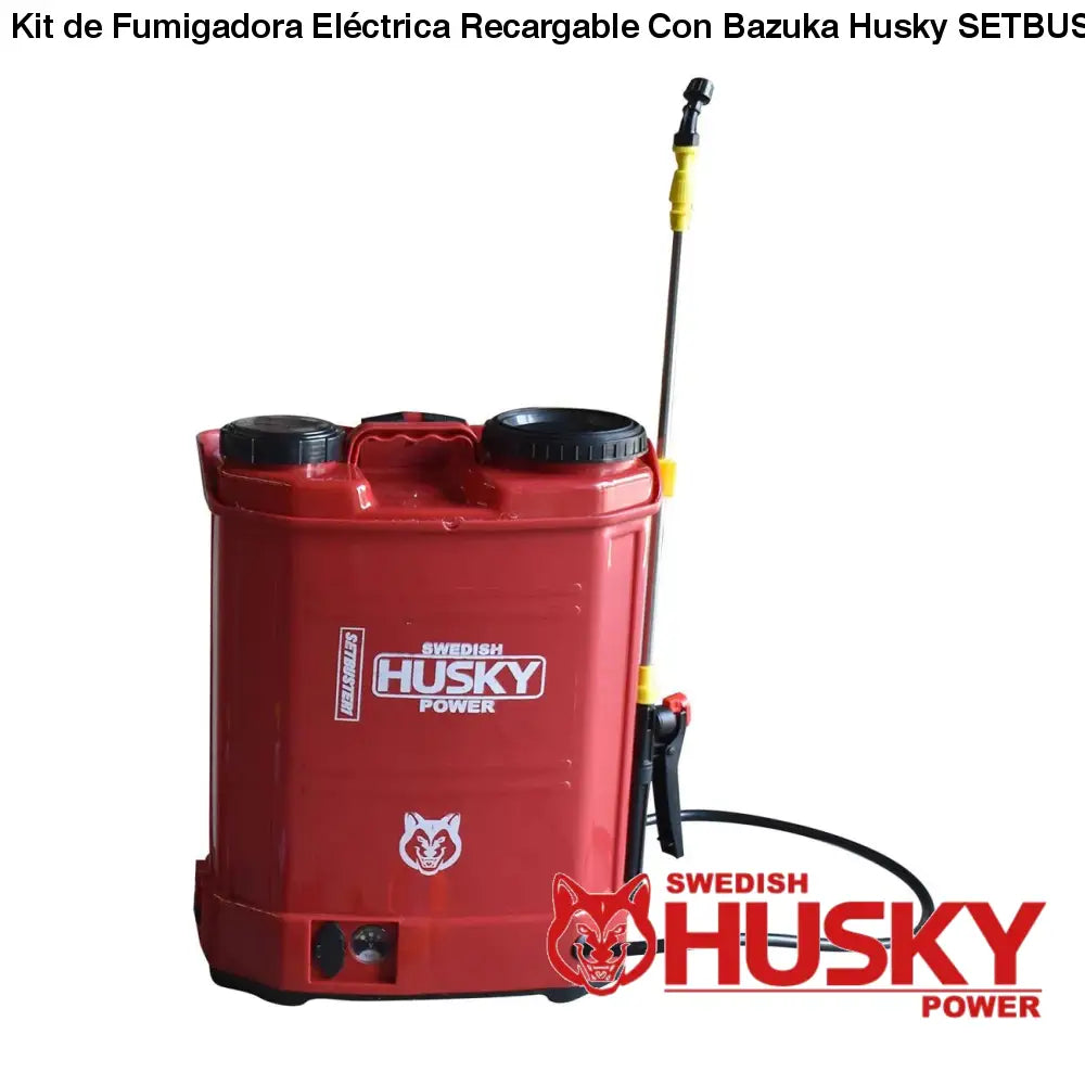 Kit de Fumigadora Eléctrica Recargable Con Bazuka Husky