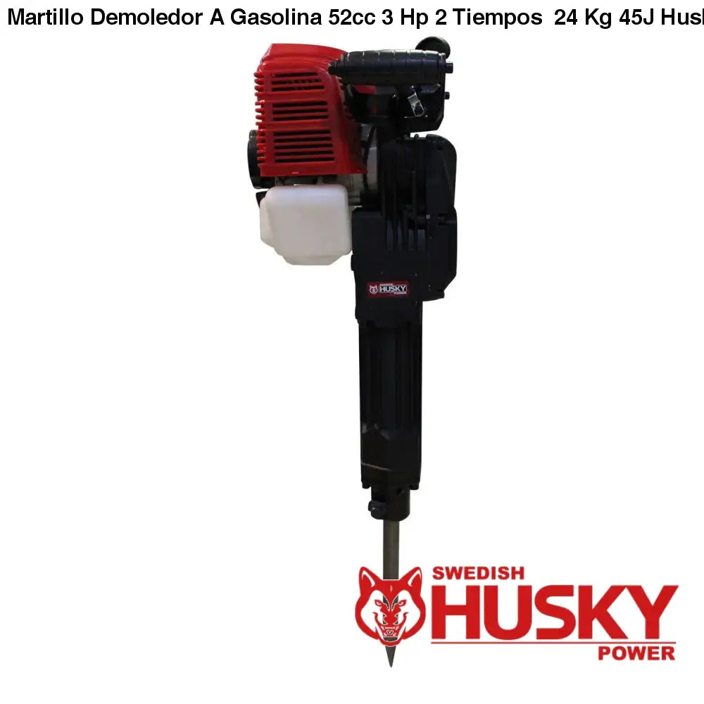 Martillo Demoledor A Gasolina 52cc 3 Hp 2 Tiempos 24 Kg 45J
