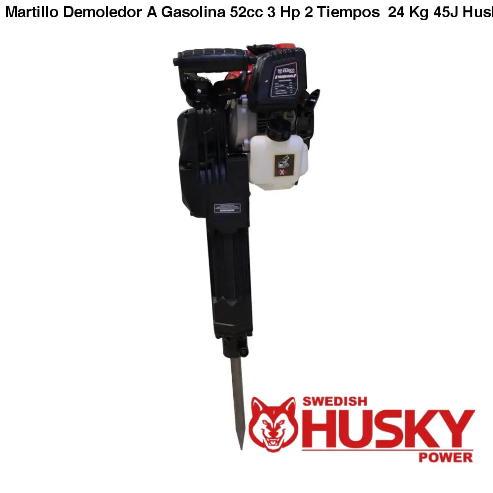 Martillo Demoledor A Gasolina 52cc 3 Hp 2 Tiempos 24 Kg 45J