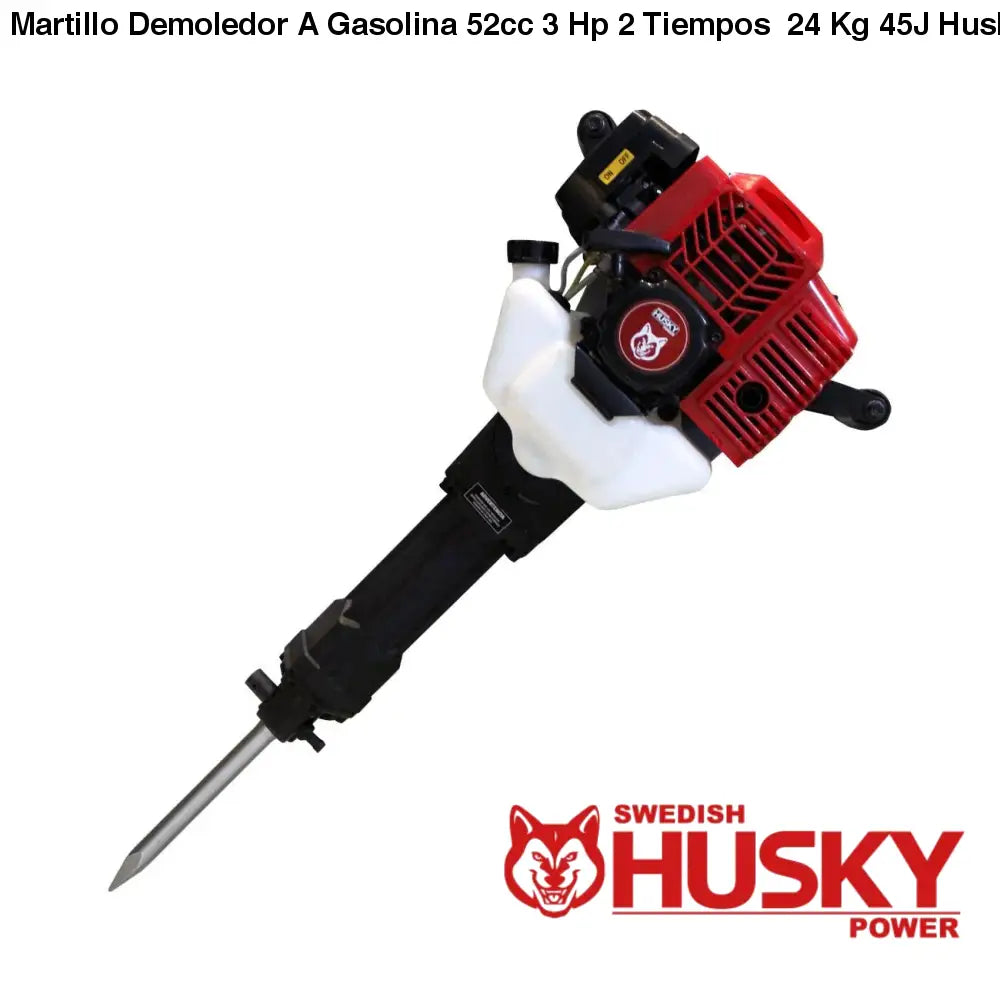 Martillo Demoledor A Gasolina 52cc 3 Hp 2 Tiempos 24 Kg 45J