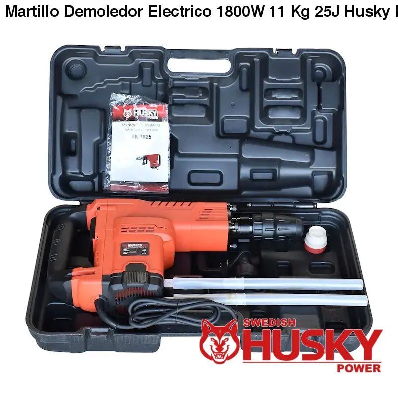Martillo Demoledor Electrico 1800W 11 Kg 25J Husky HKMR25E