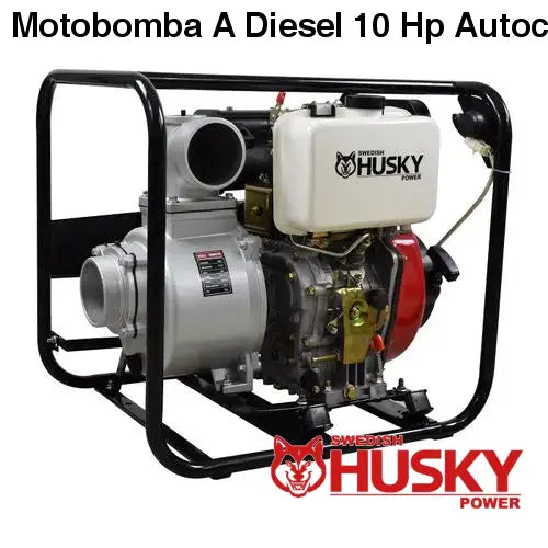Motobomba A Diesel 10 Hp Autocebante 4x4 Husky HKBD4010A