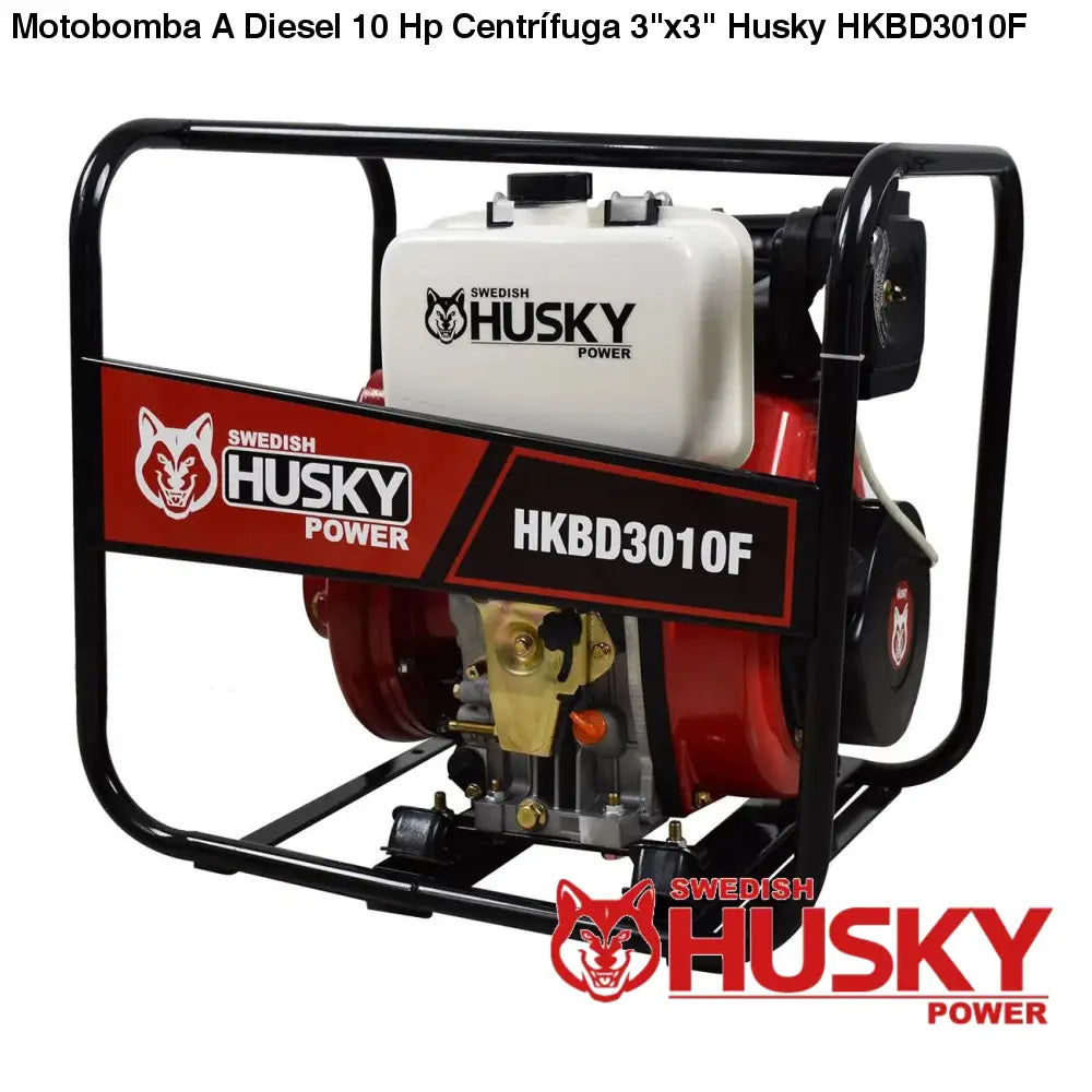 Motobomba A Diesel 10 Hp Centrífuga 3x3 Husky HKBD3010F